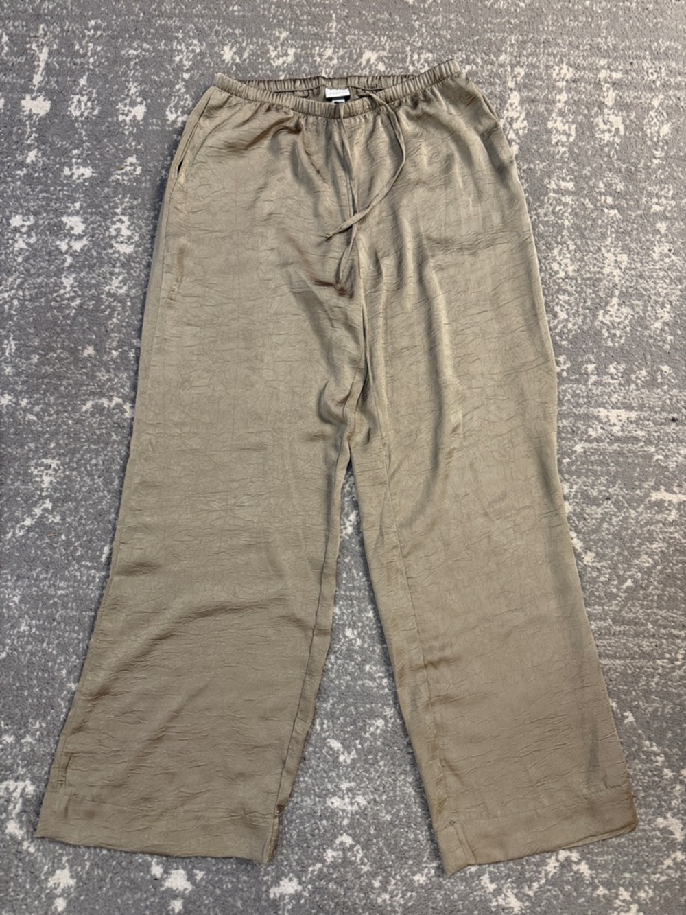 a new day Olive-Taupe Wide Leg Drawstring Pants